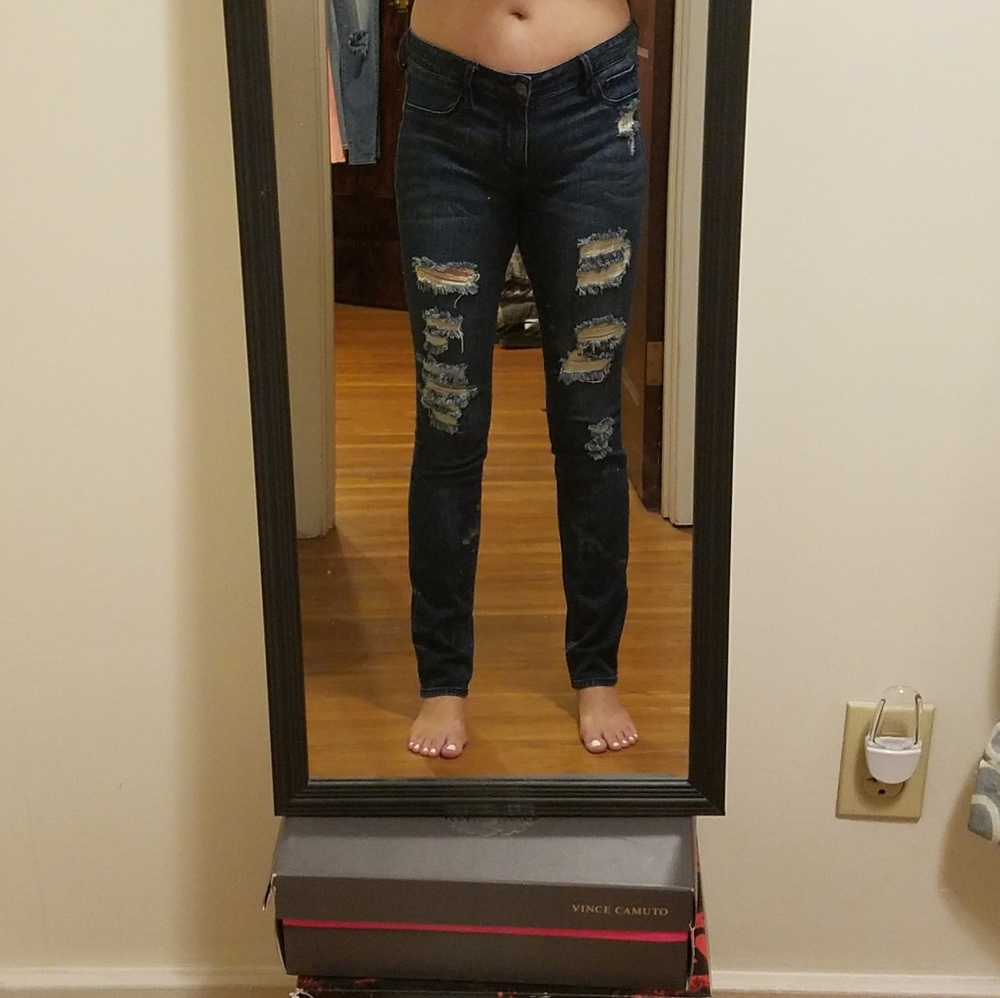 Bullhead black denim legging jeans 11